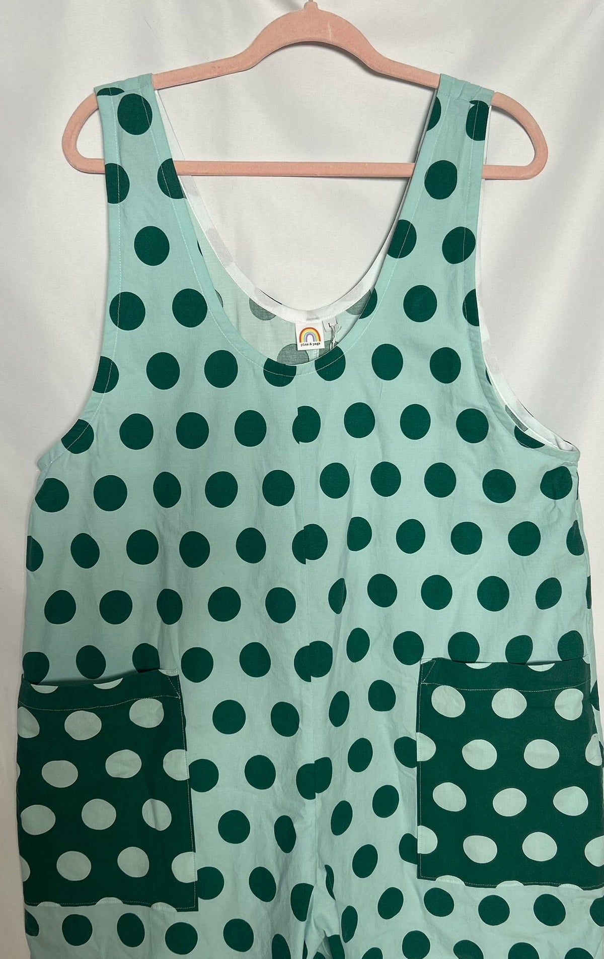 Handmade Upcycled Cotton Romper